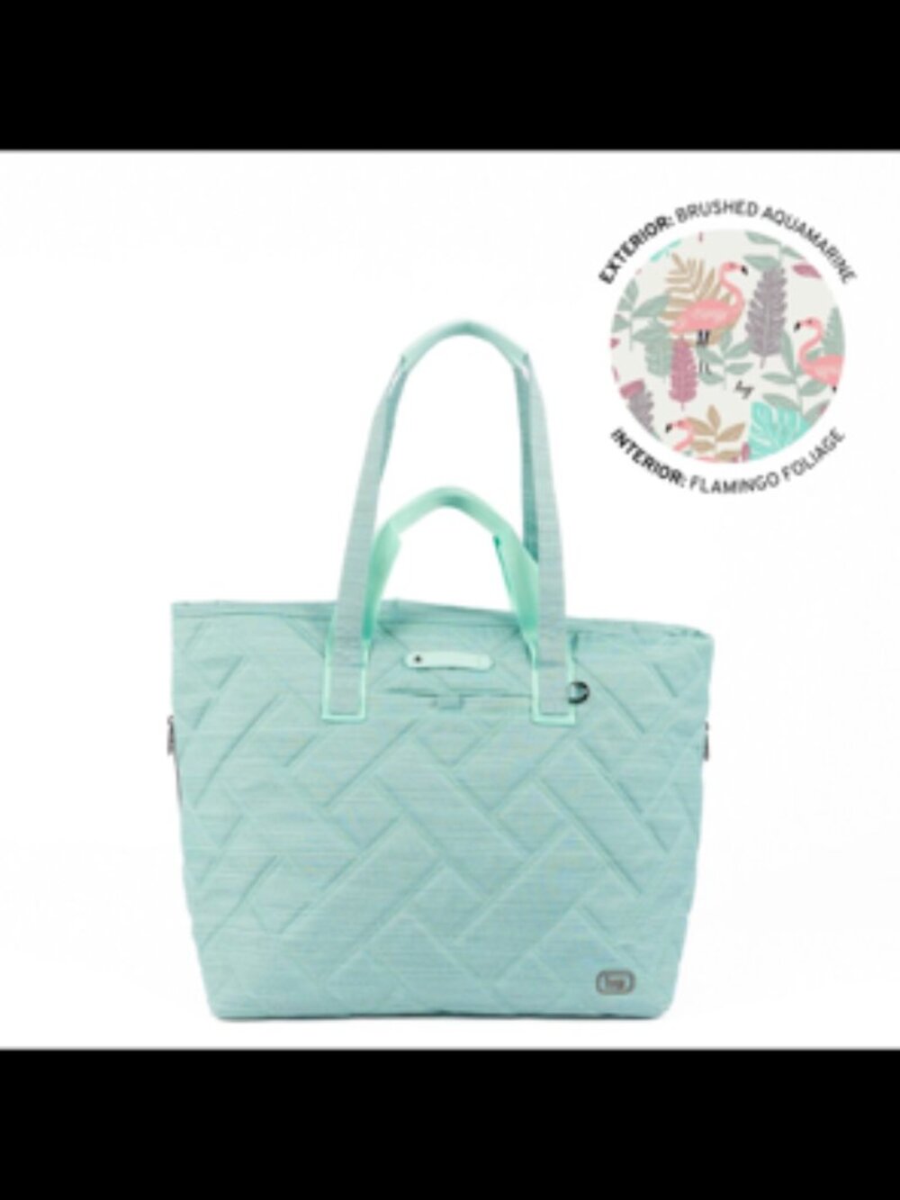 LUG - Ferry XL SE Expandable Carry-All Tote in Brushed Aquamarine